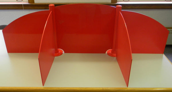 Double-Square Carrel (w/ Side Panels)